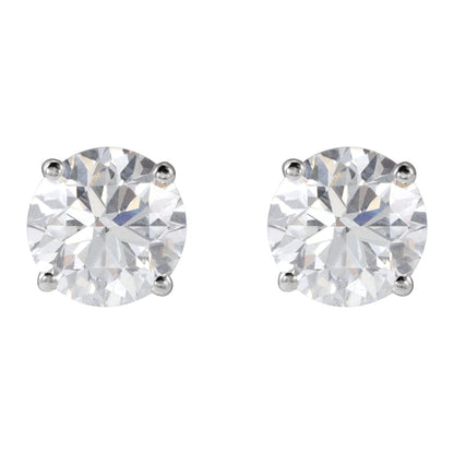 2 CTW Natural Diamond Earrings