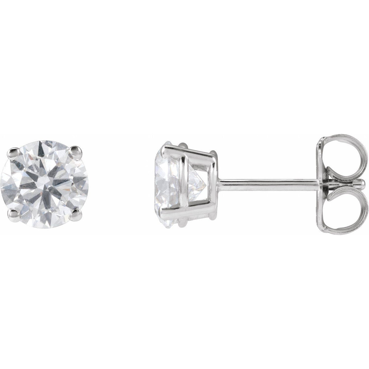1 1/4 CTW Lab-Grown Diamond Earrings