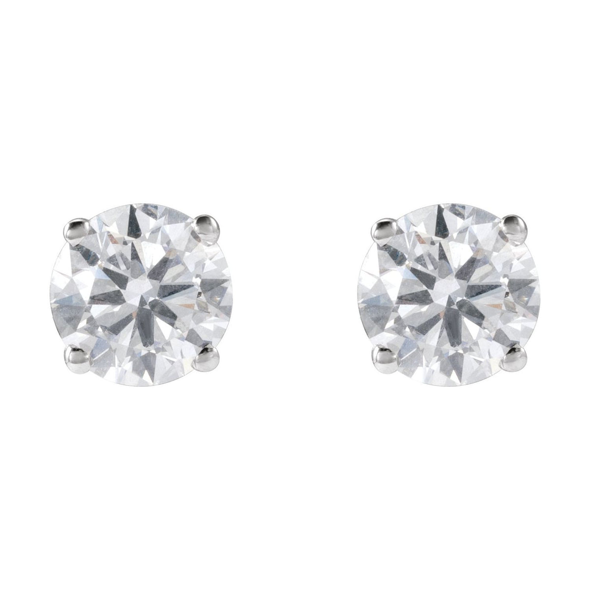 1 1/4 CTW Lab-Grown Diamond Earrings