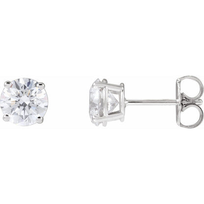 1 1/2 CTW Lab-Grown Diamond Earrings