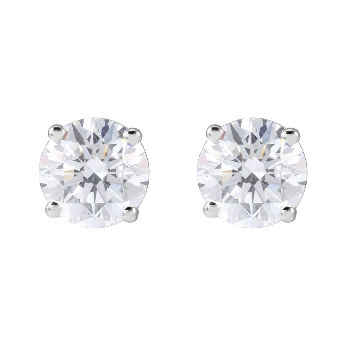 1 1/2 CTW Lab-Grown Diamond Earrings