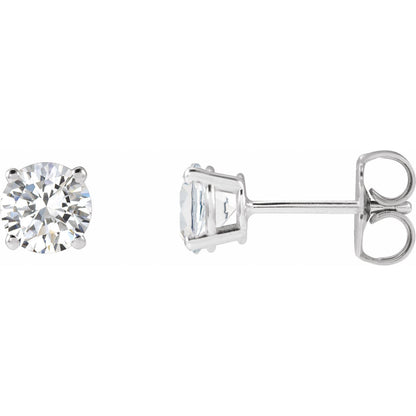 1 CTW Natural Diamond Earrings