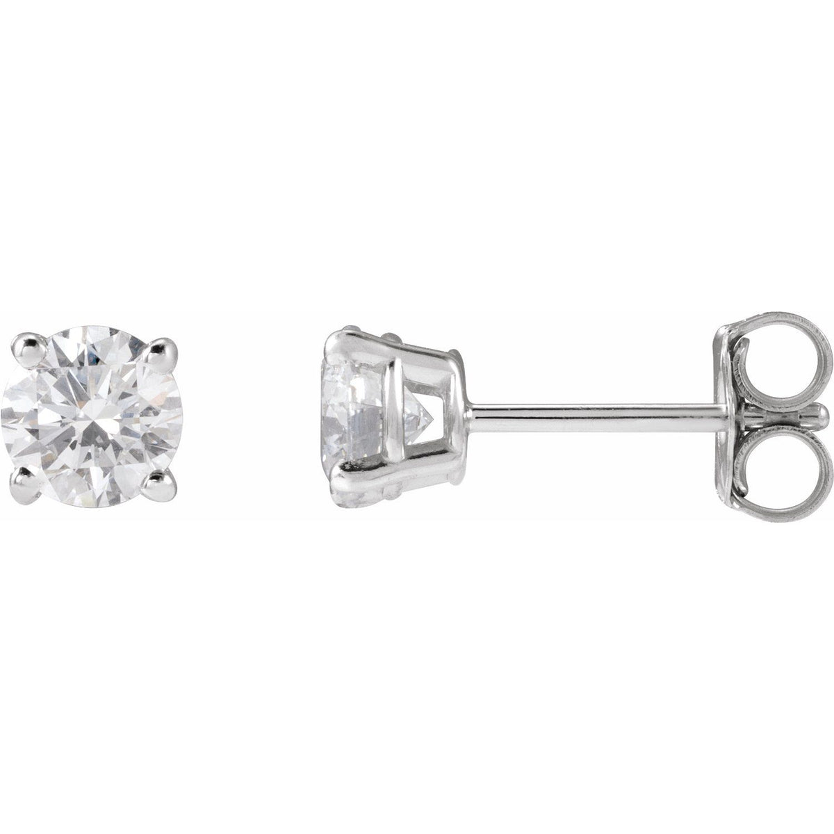 3/4 CTW Lab-Grown Diamond Stud Earrings