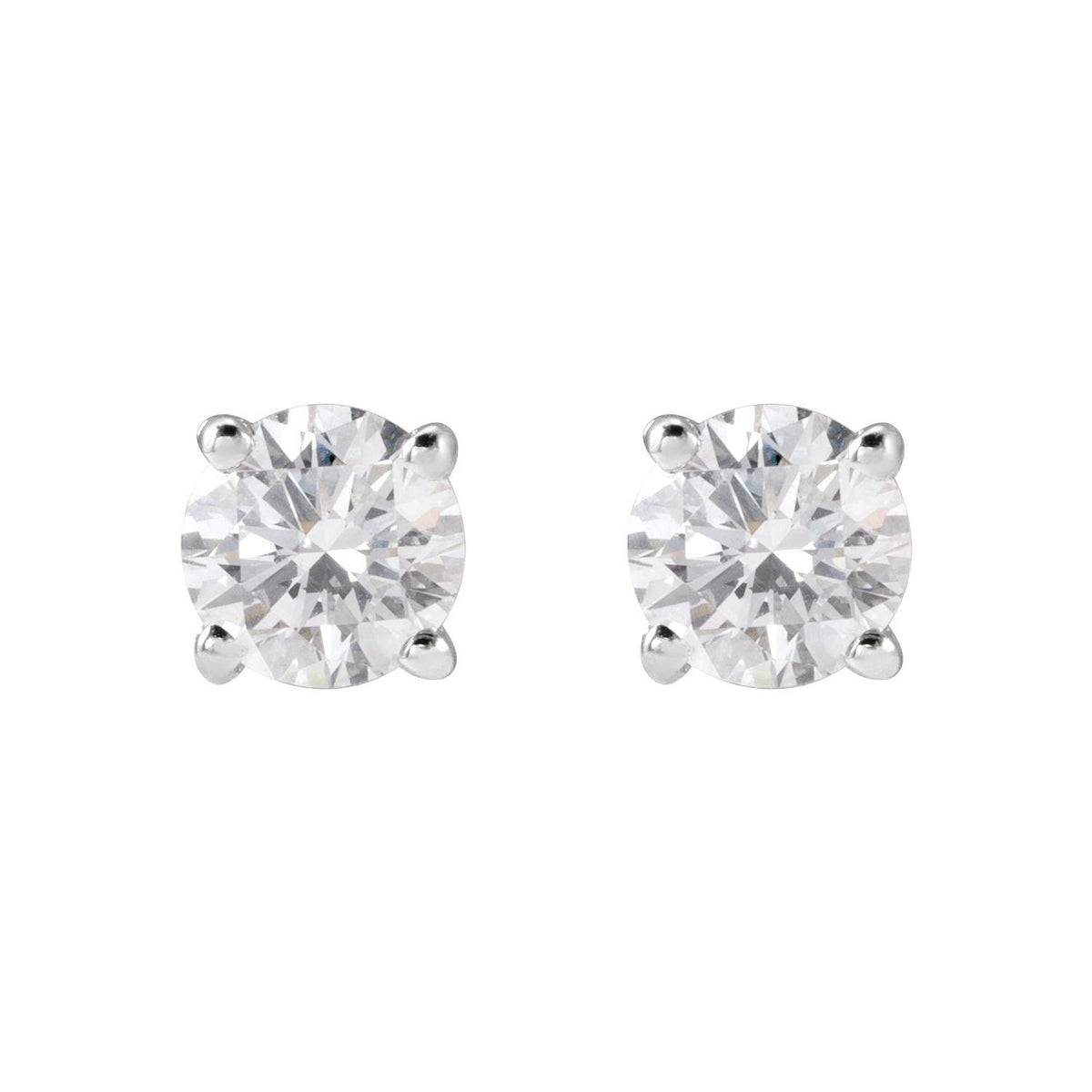 3/4 CTW Lab-Grown Diamond Stud Earrings