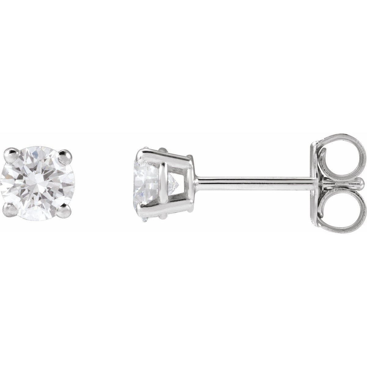 1/2 CTW Lab-Grown Diamond Earrings