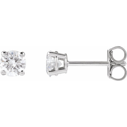 1/2 CTW Lab-Grown Diamond Earrings