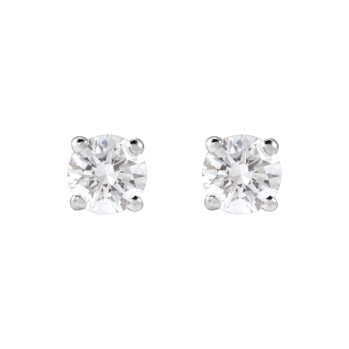 1/2 CTW Lab-Grown Diamond Earrings