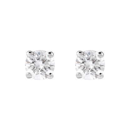 1/2 CTW Lab-Grown Diamond Earrings