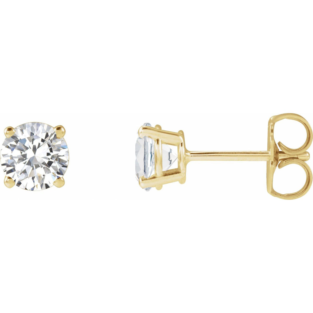1 CTW Lab-Grown Diamond Earrings