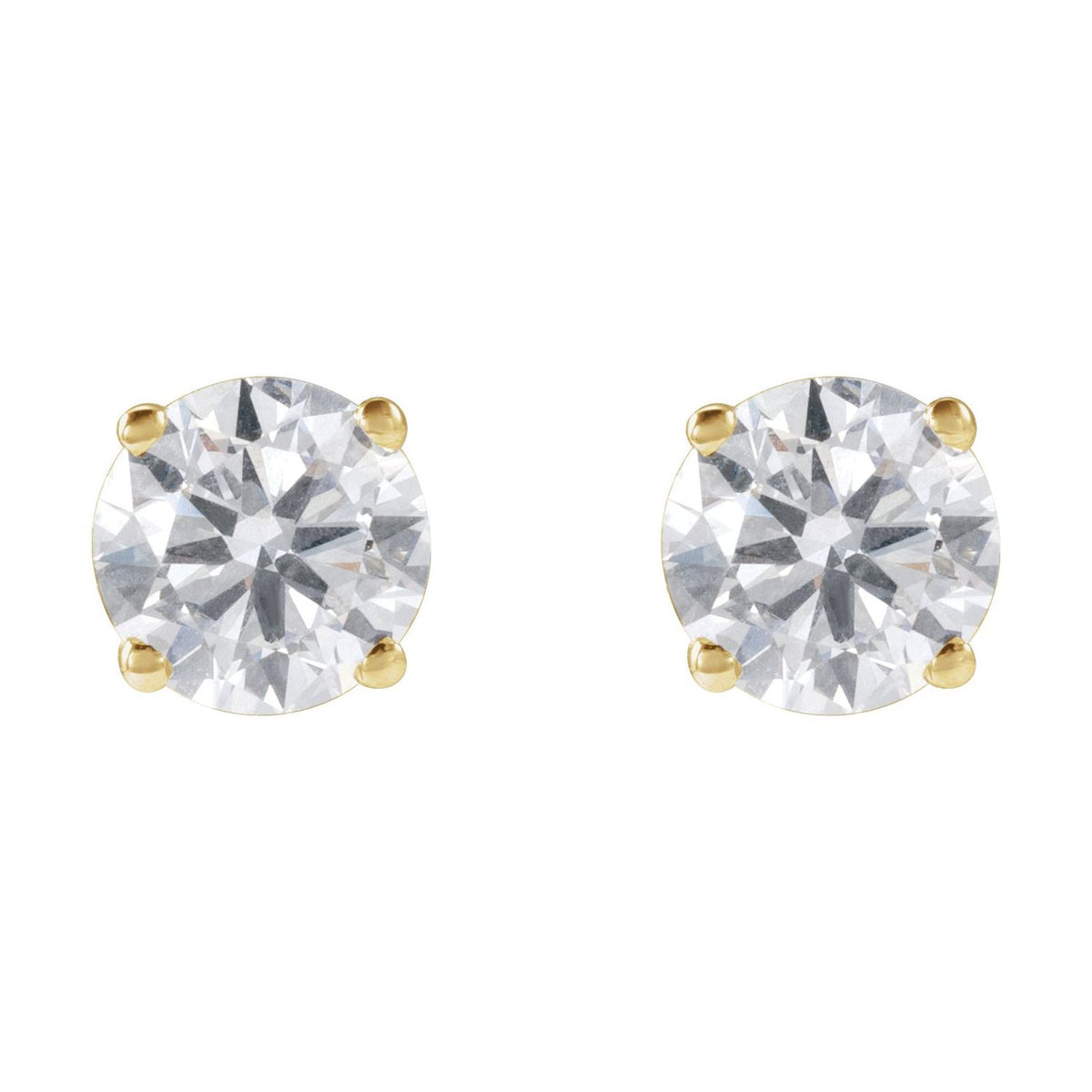 1 1/4 CTW Lab-Grown Diamond Earrings