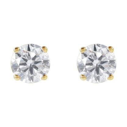 1 1/4 CTW Lab-Grown Diamond Earrings