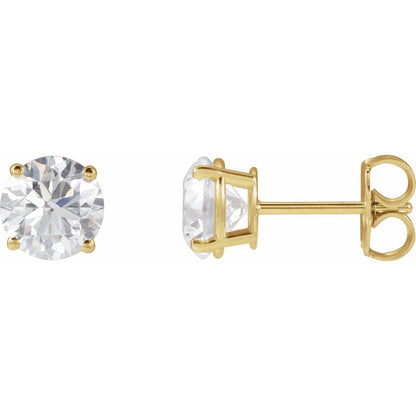 2 CTW Lab-Grown Diamond Earrings