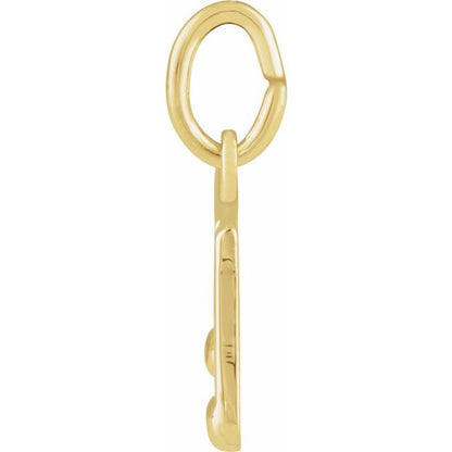 14K Yellow Gold Musical Note Charm/Pendant