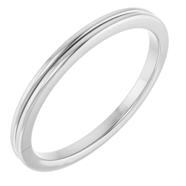 Matching Band, 1.8 mm, Solitaire Engagement