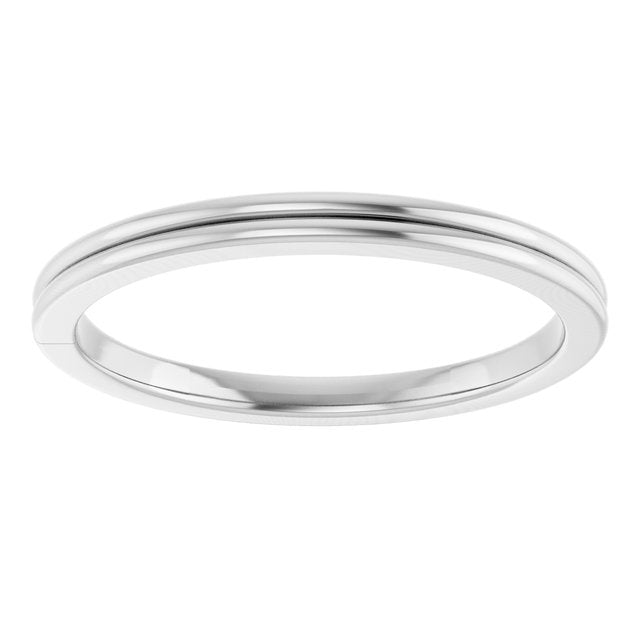 Matching Band, 1.8 mm, Solitaire Engagement