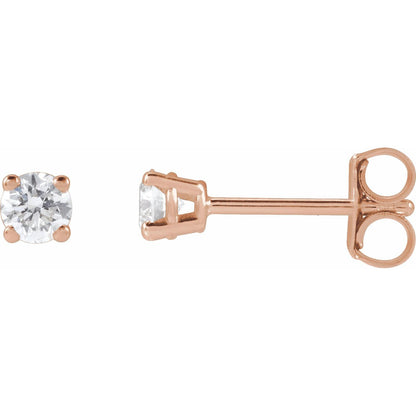 1/4 CTW Lab-Grown Diamond Earrings