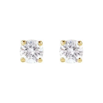 1/2 CTW Lab-Grown Diamond Earrings