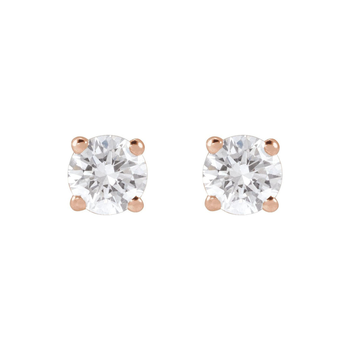 1/2 CTW Lab-Grown Diamond Earrings