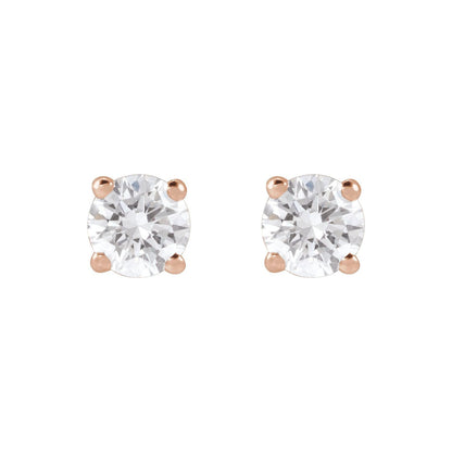1/2 CTW Lab-Grown Diamond Earrings