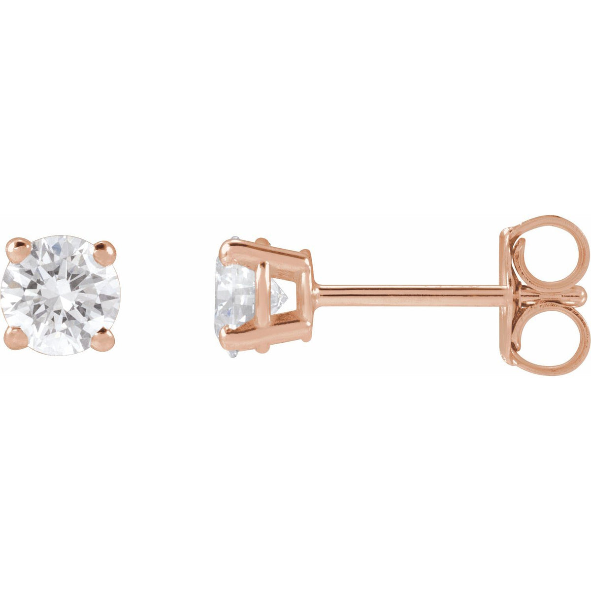 1/2 CTW Lab-Grown Diamond Earrings