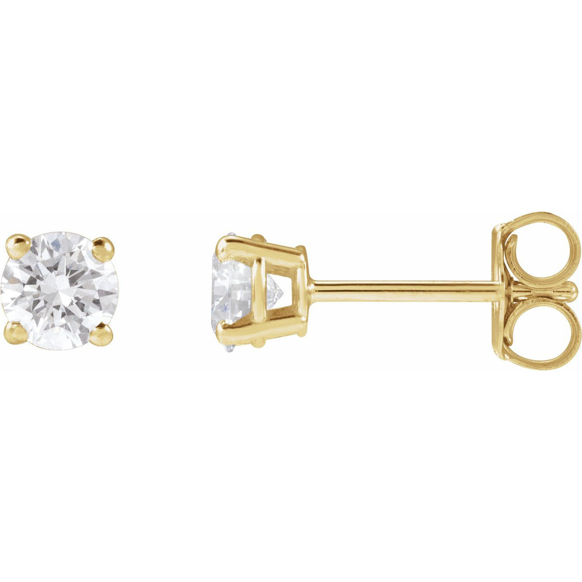 1/2 CTW Lab-Grown Diamond Earrings