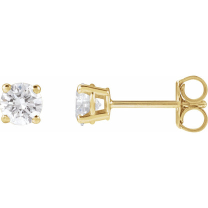 1/2 CTW Lab-Grown Diamond Earrings