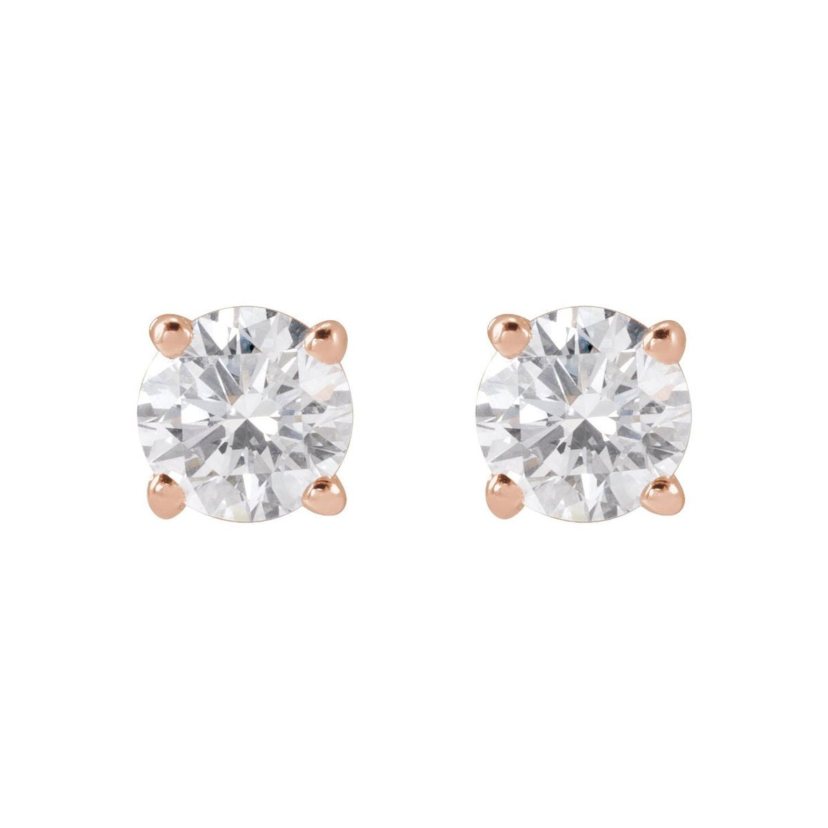 3/4 CTW Lab-Grown Diamond Stud Earrings