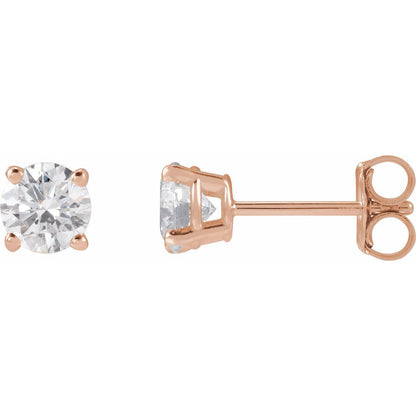 3/4 CTW Lab-Grown Diamond Stud Earrings