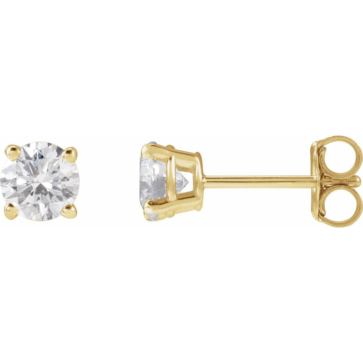 3/4 CTW Lab-Grown Diamond Stud Earrings
