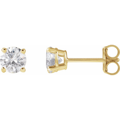 3/4 CTW Lab-Grown Diamond Stud Earrings