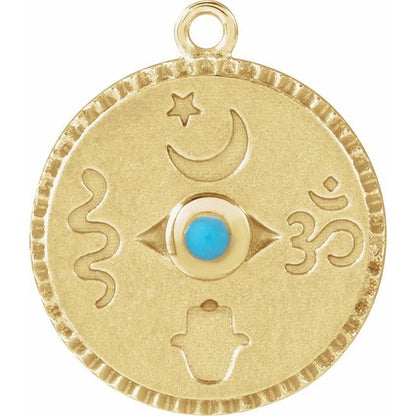 Natural Turquoise Spiritual Dangle