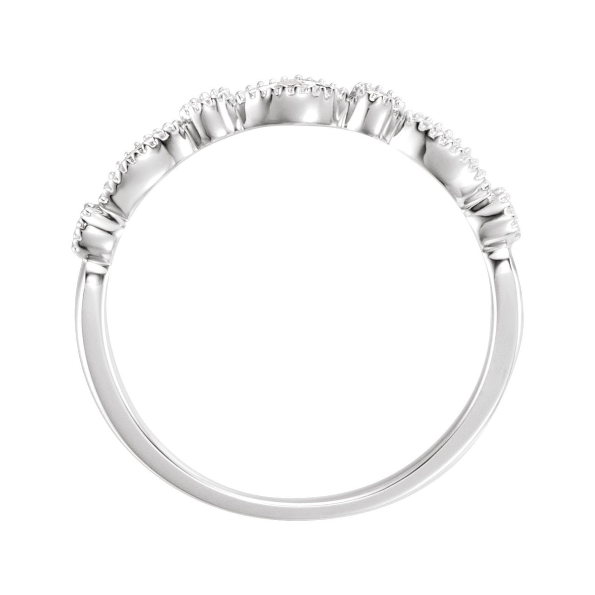1/5 CTW Natural Diamond Anniversary Band, 2.6 mm, Style 2