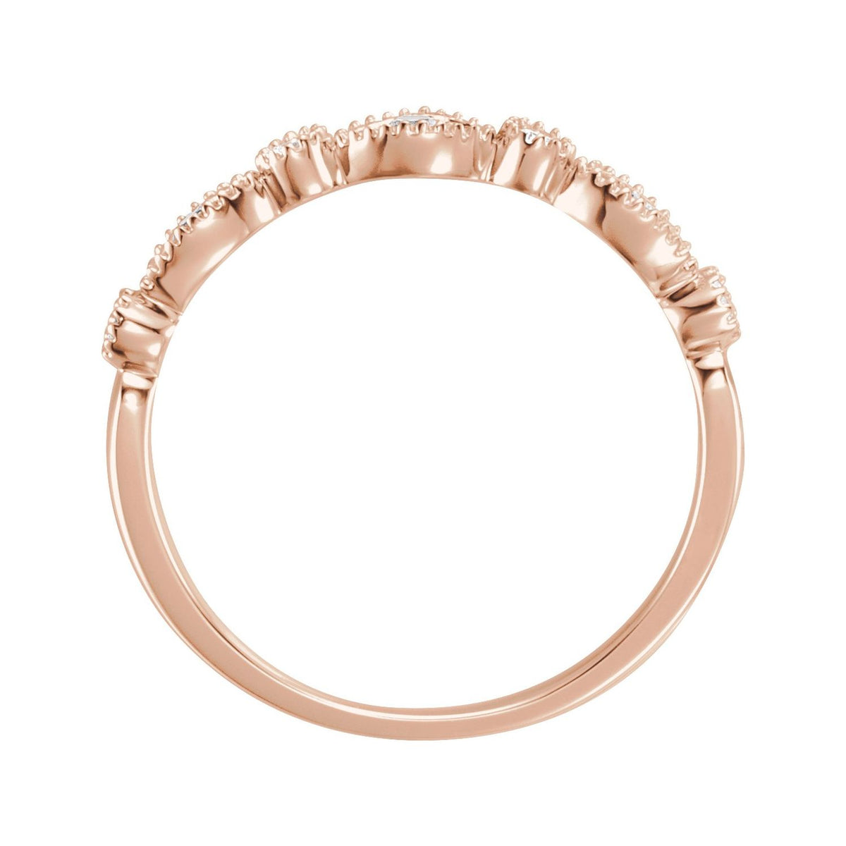 1/5 CTW Natural Diamond Anniversary Band, 2.6 mm, Style 2