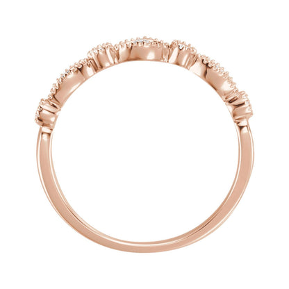 1/5 CTW Natural Diamond Anniversary Band, 2.6 mm, Style 2