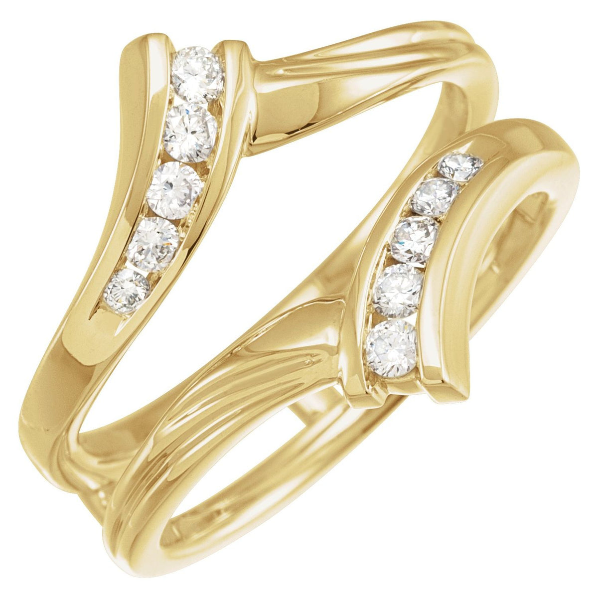 1/4 CTW Natural Diamond Ring Guard, Style 5