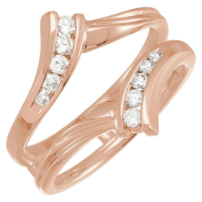 1/4 CTW Natural Diamond Ring Guard, Style 5