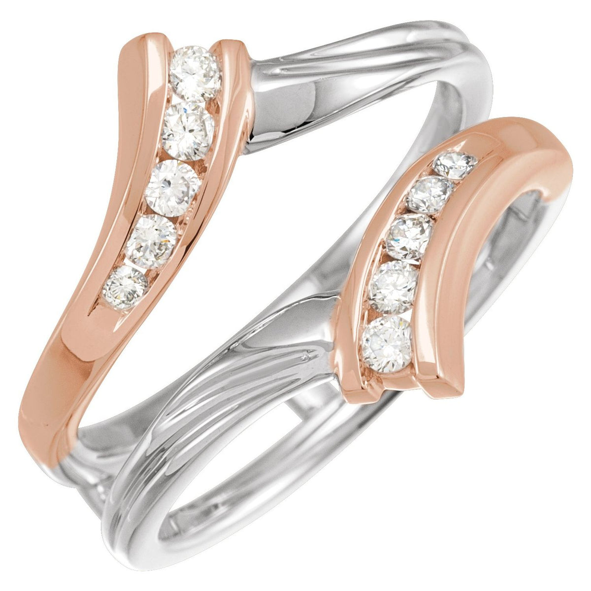 1/4 CTW Natural Diamond Ring Guard, Style 5