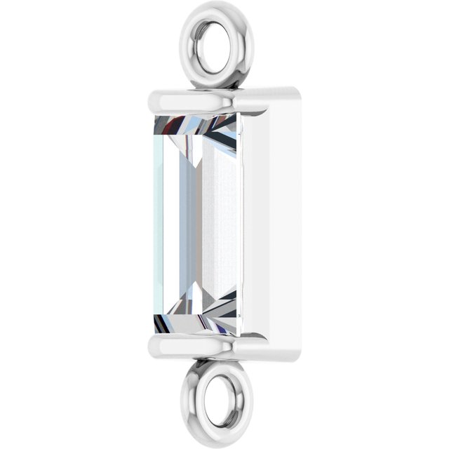 1/4 CT Natural Diamond Link, 2.8 mm x 10 mm