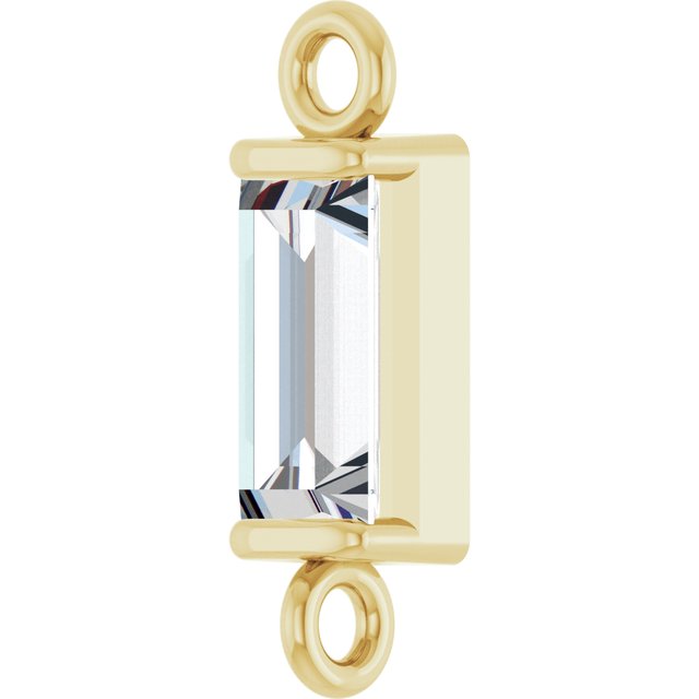 1/4 CT Lab-Grown Diamond Link, 2.8 mm x 10 mm