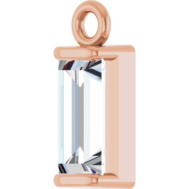 1/4 CT Lab-Grown Diamond Channel-Set Dangle