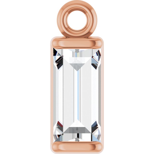 1/4 CT Lab-Grown Diamond Channel-Set Dangle