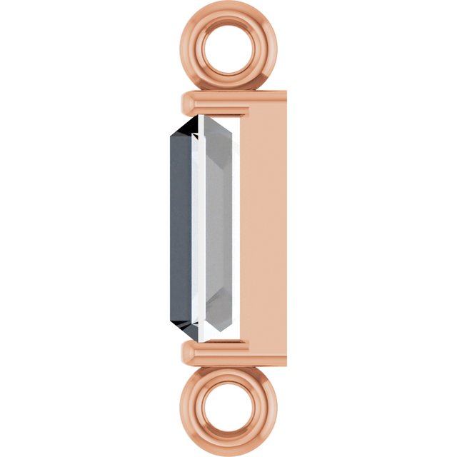 1/4 CT Natural Diamond Channel-Set Link