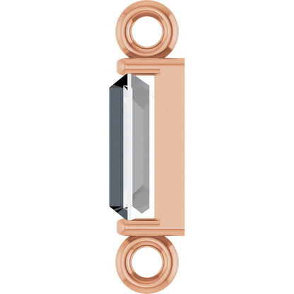 1/4 CT Natural Diamond Channel-Set Link