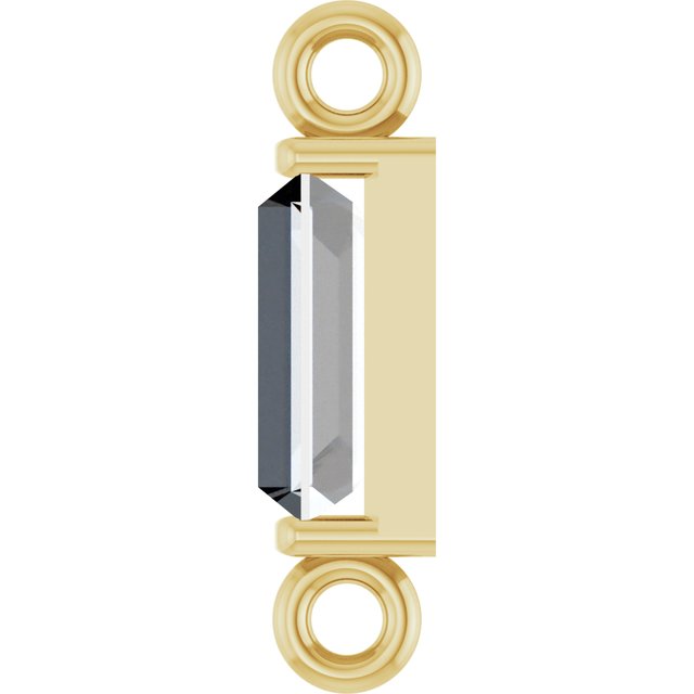 1/4 CT Natural Diamond Channel-Set Link