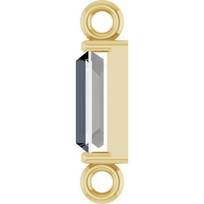1/4 CT Natural Diamond Channel-Set Link