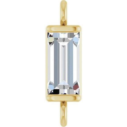 1/4 CT Natural Diamond Channel-Set Link