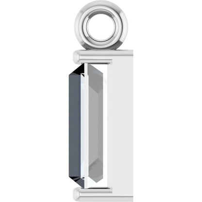 1/4 CTW Natural Diamond Channel-Set Dangle