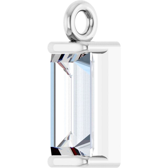 1/4 CTW Natural Diamond Channel-Set Dangle
