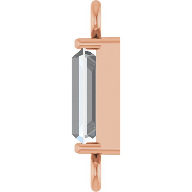 1/4 CTW Lab-Grown Diamond Link, 2.8 mm x 10 mm