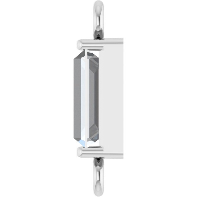 1/4 CTW Natural Diamond Link, 2.8 mm x 10 mm